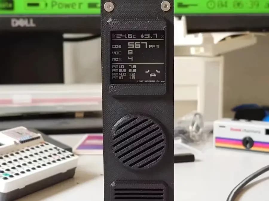 All-in-one air quality monitor using the SEN66